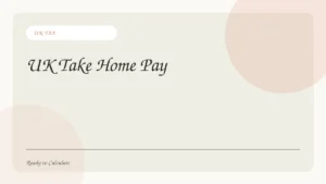 UK Take Home Pay Calculator 2025/26 — Free Salary Calculator