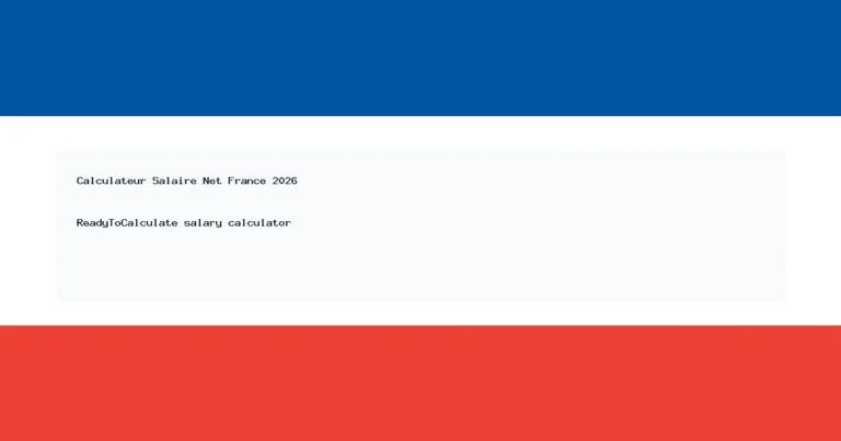 Calculateur salaire net France 2026 thumbnail