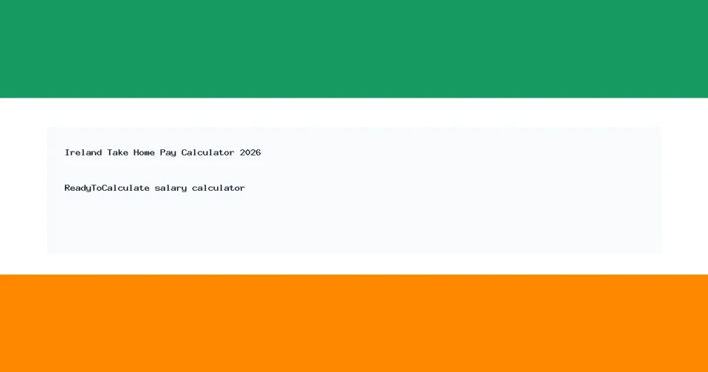 Ireland take home pay calculator 2026 thumbnail
