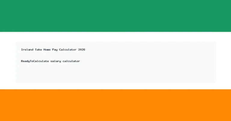 Ireland take home pay calculator 2026 thumbnail