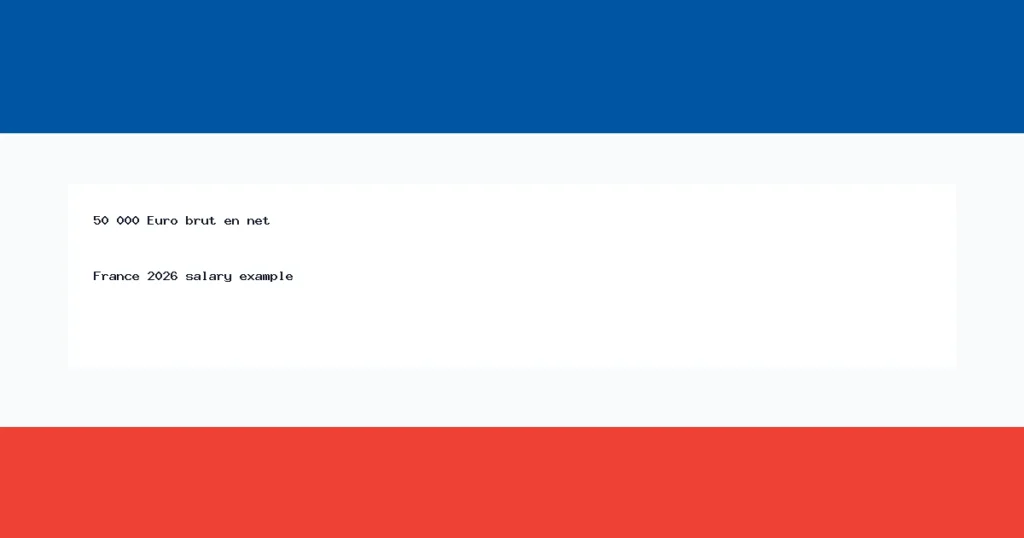 50 000 Euro salaire brut net France 2026 thumbnail