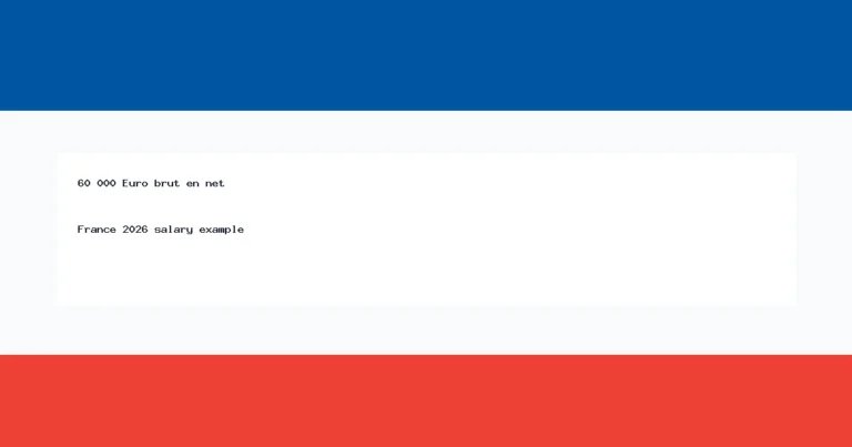 60 000 Euro salaire brut net France 2026 thumbnail